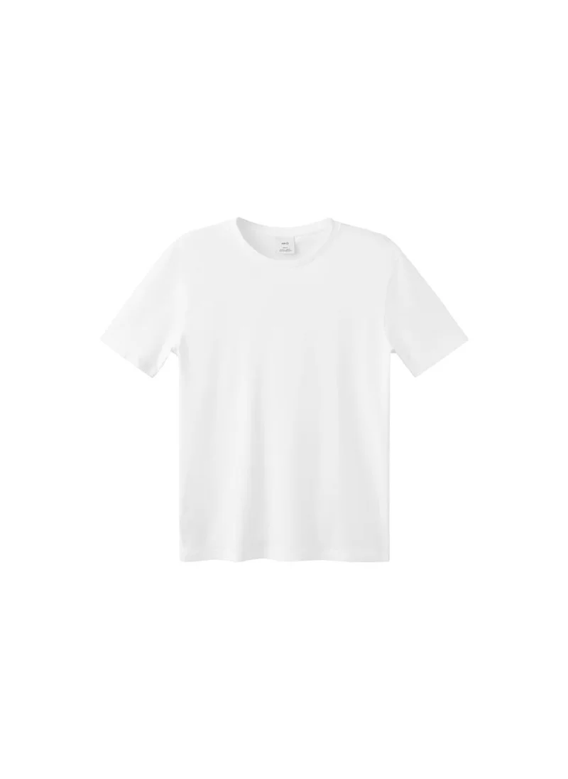 Mango Man  Pack of 2 stretch cotton t-shirts for Men | Best Price UAE